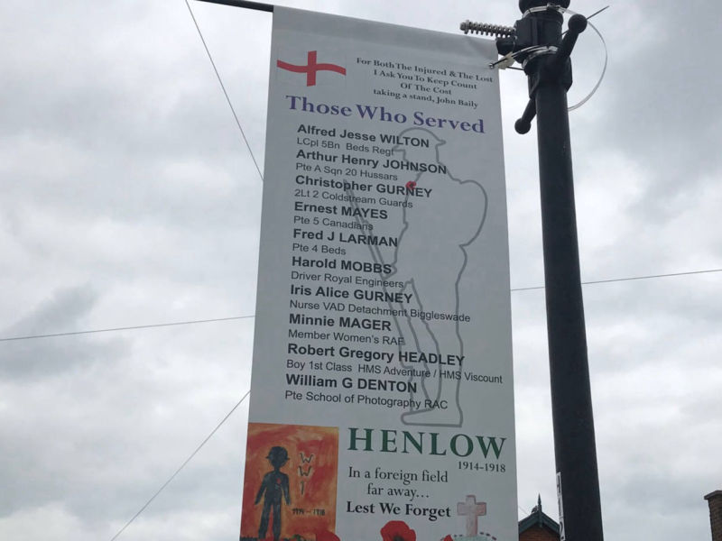 projecting flag signage