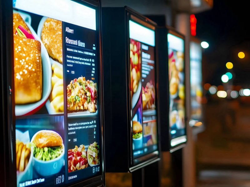 exterior digital menu