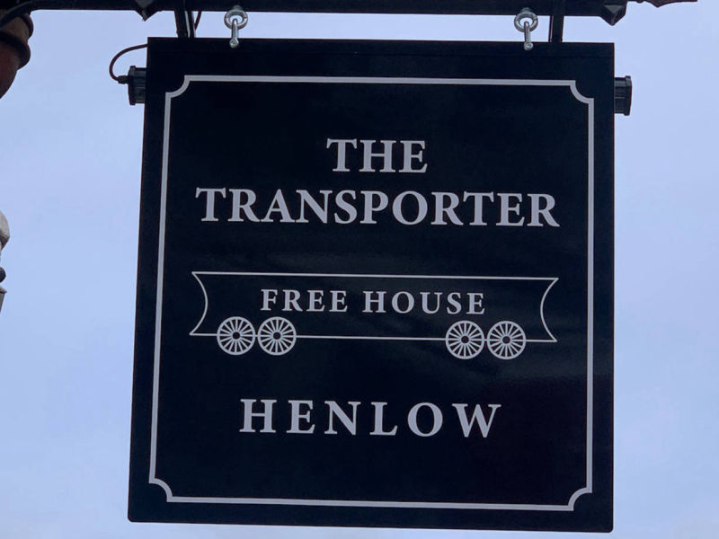 pub suspended sign 