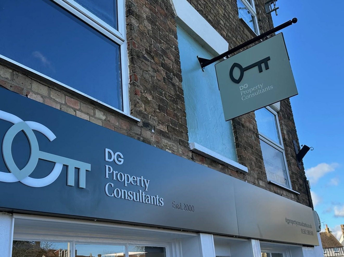shop front projecting signage