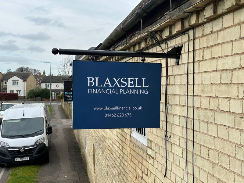 aluminium printed projecting sign