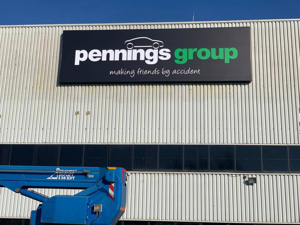 pennings sign tray