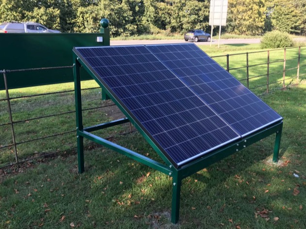 solar powered signage