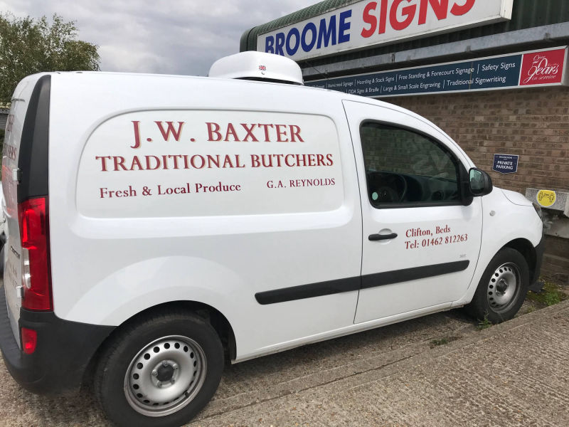 van sign writting