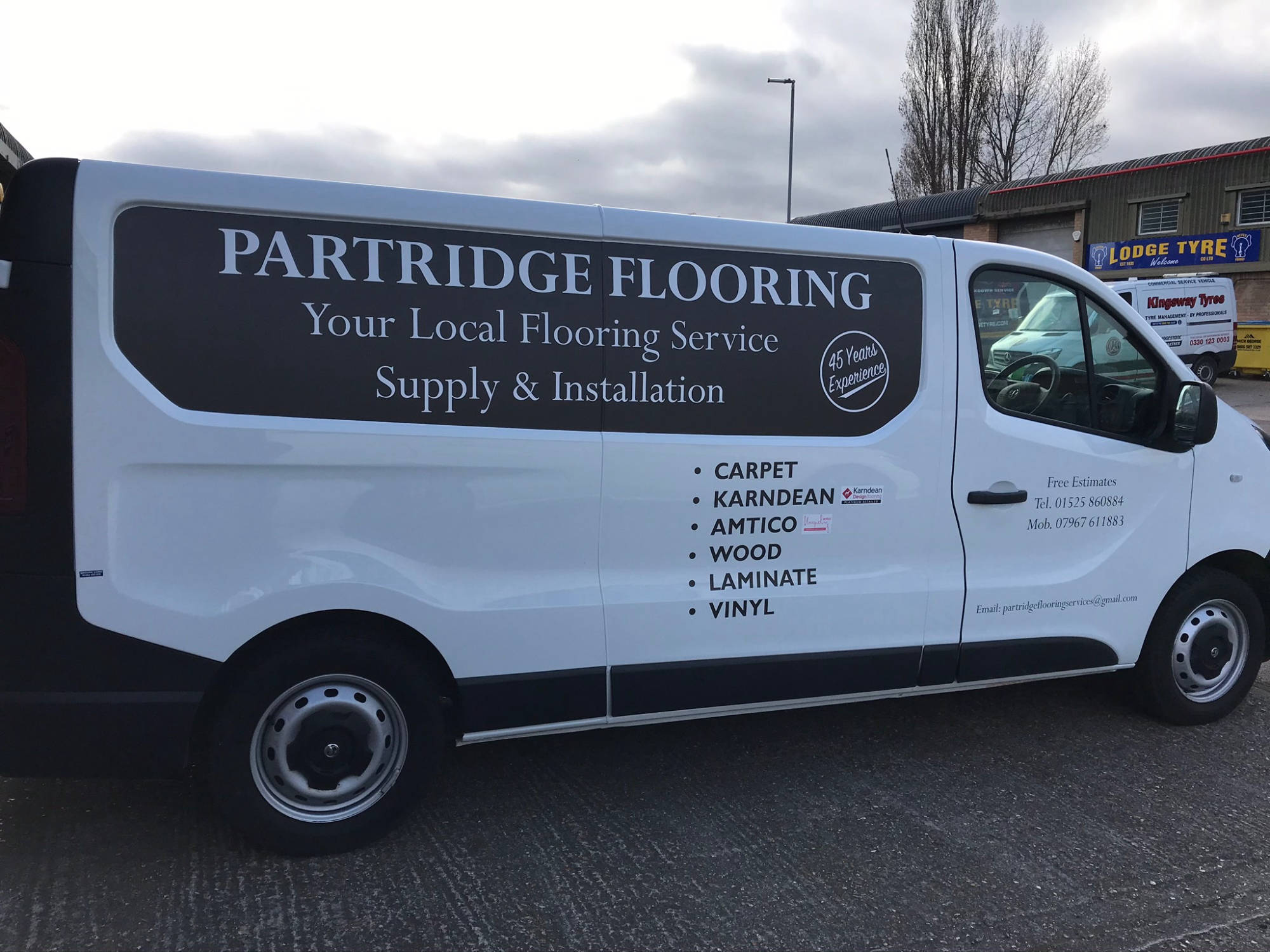 partial van wrap