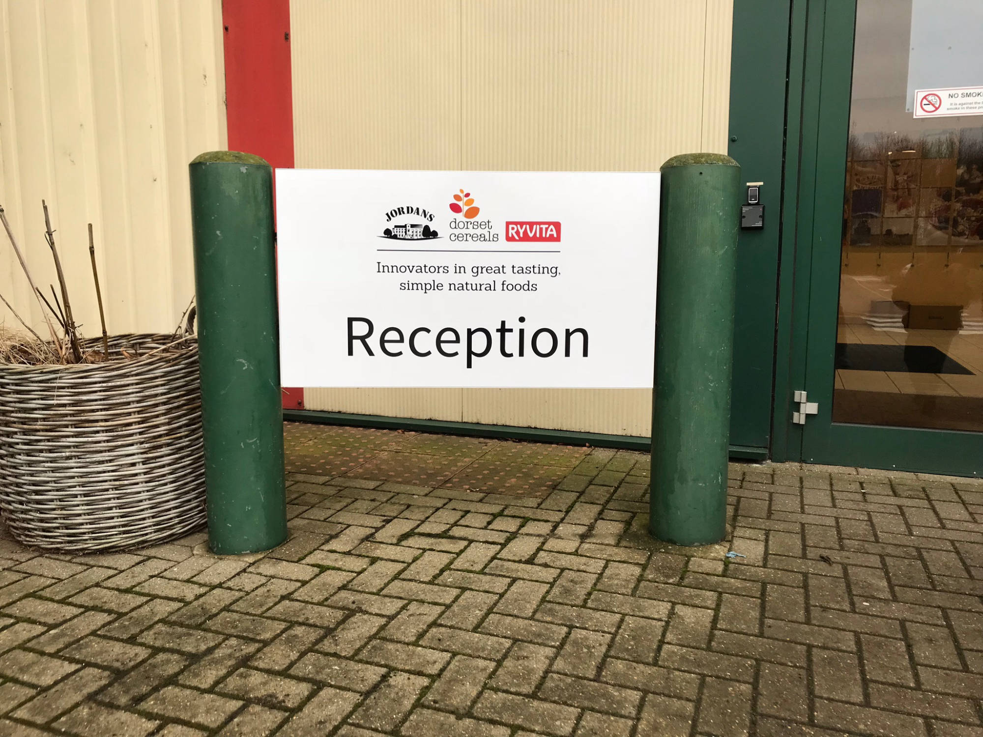 post sign