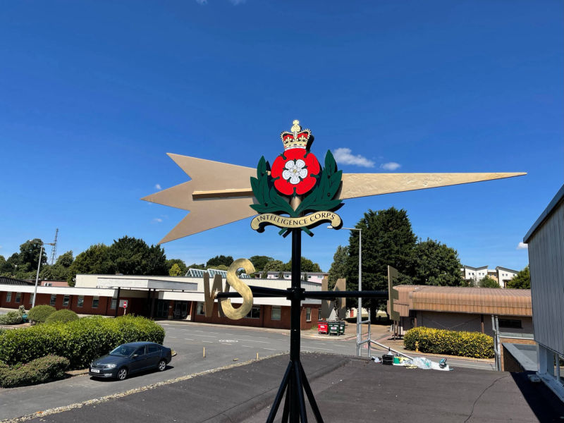 aluminium post sign