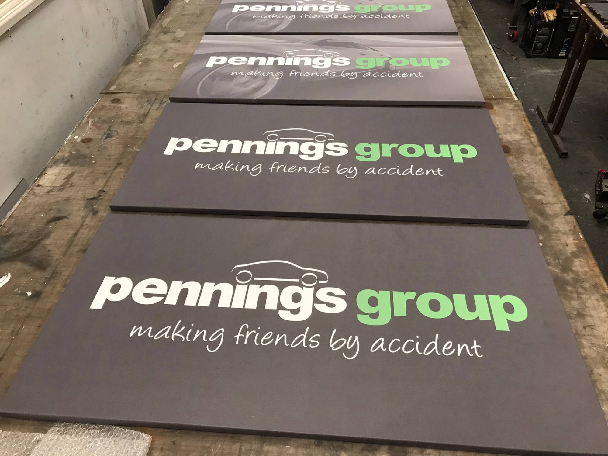 canvas signage 